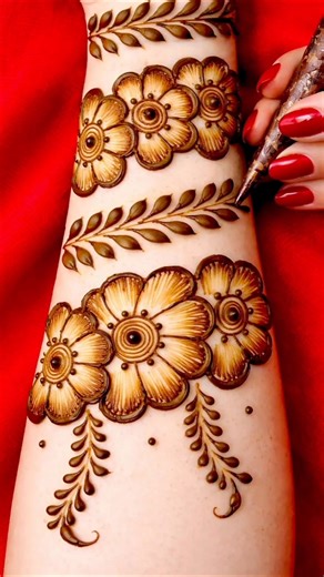 Very Easy & Stylish Mehndi Design | #shorts #viral #mehndi #henna #mehndidesign #hennatattoodesign
