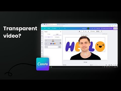 How to Export Canva Video with Transparent Background