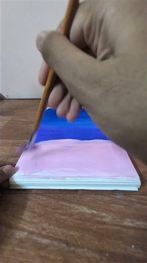 Acrylic painting in blue theme 💙