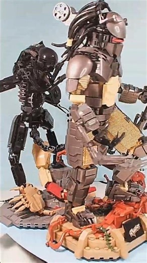 Alien vs. Predator - Battle of the Hunters - JieStar vs. DK #klemmbausteine #alien #predator