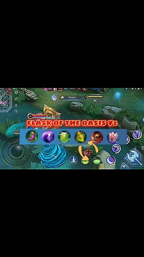 Yu Zhong New build Flask of the oasis🔥Unli HP Regen🔥 #acetainqt #yzmlbb #MLBB #fbreels | Acetainqt