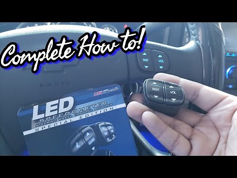 Complete steering wheel buttons replace guide on 03-07 GM Vehicle NEW VIDEO!
