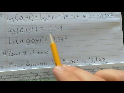 L Scale and Negative Logs (with applications)