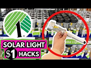 $1 SOLAR LIGHT hacks! (easy & quick DIYS) Dollar Tree