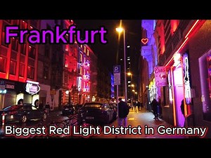Frankfurt biggest red light district in Germany