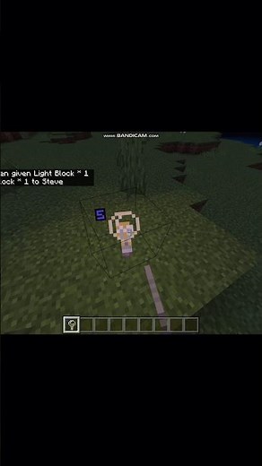 How to get invisible 🫥 light in Minecraft #shorts #short