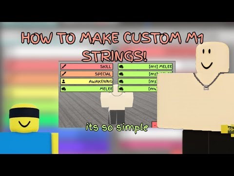 HOW TO MAKE M1 STRINGS IN JJS ┃JUJUTSU SHENANIGANS