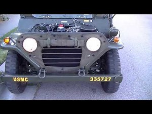 USMC restored M151A1 Circa 1970 Military War Jeep Uncut Project restoration Clean