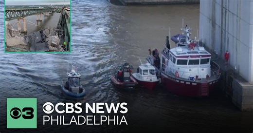 Driver presumed dead after tractor-trailer cab plunges over the side of Delaware Memorial Bridge