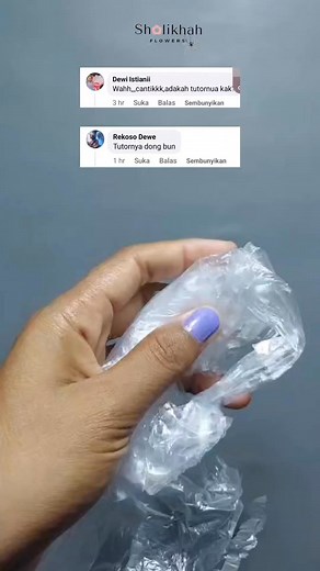 9.8K views · 97 reactions | Tutorial Bunga Poppy dari Kantong Kresek #bungakresek #handmade | Sholikhah Flowers | Facebook