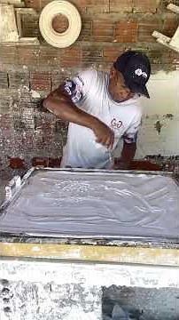 How to make plaster blocks for drywall partitions #shorts