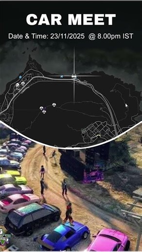 Upcoming CAR MEET #gta5 #carmeet