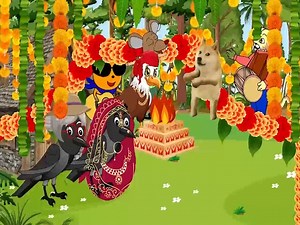 591K views · 10K reactions | Jungle Me Kauwa Chidiya Ka Kahani - Shadi Wala Cartoon - Tuni Chidiya Wala Cartoon - Hindi Cartoon Kahani - Part - 34 #tunichidiyakahani | Tuni Chidiya Story | Facebook