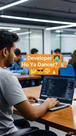 Android Developer Code Kam 🧑‍💻 Dance Zyada Karta Hai🕺😂#shorts #trending #funny #youtubeshorts #viral