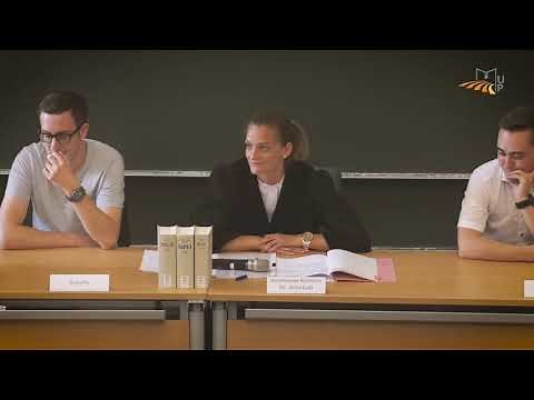 Simulierte strafrechtliche Hauptverhandlung