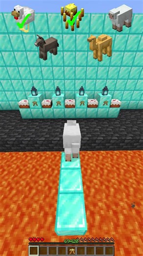 Minecraft Mobs 🆚 Giant Floor of Lava!🔥