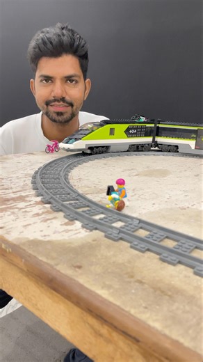 Lego High Speed Passenger Train What Cheating New Loco Pilot On Tracks