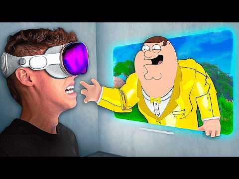 Playing Fortnite on the Apple Vision Pro!