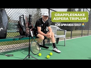 Grapplesnake Aspera Triplum | The most surprising tennis string review I've ever done!