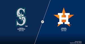 Seattle Mariners at Houston Astros Preview - 09/20/2025