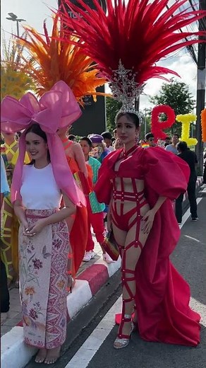 Thai Ladyboy at Pride Month Thailand 🏳️‍🌈 | Pride Month 2023 | Phuket Thailand 🇹🇭