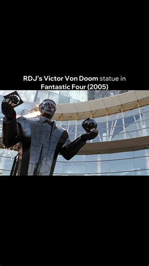 introvert_thoughts | “It’s not RDJ… but it looks like RDJ. And now it all makes sense. This statue from Fantastic Four (2005) is actually of Victor Von Doom,... | Instagram