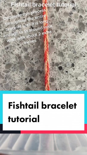 Super simple an fun fishtail bracelet #bracelet #makingbracelets #easy #beginnerfriendly