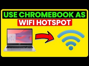 How To Use Chromebook As Wifi Hotspot (How To Set Up Chromebook As Wifi Hotspot)