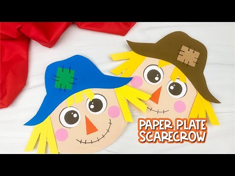 Paper Plate Scarecrow Craft For Kids