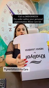 Call us.9034506224 for order online your personal pigmentation treatment kit at home #trendingreels #reelsfb #nishalambha #explorepage #glowingskin #skincareproducts | Nisha Lambha - Sparsh Beauty Care & Hair Treatment LLP 5