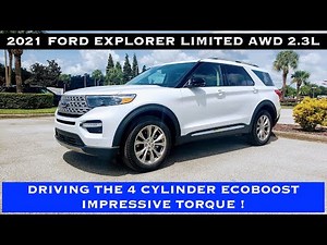 2021 Ford Explorer Limited 2.3 L AWD, Impressive 4 Cylinder Turbo!