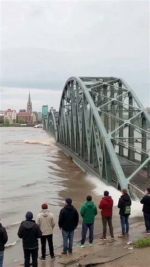 🔥 Shocking Moment Massive Bridge Explodes and Collapses Into River