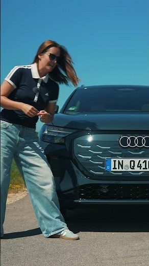Meet the new Alien Q4 e-tron! Sorry- Audi Q4 e-tron.#evreviews #audi #cars #alien