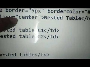 Std-10/computer/chapter-4 Nested table in HTML practical