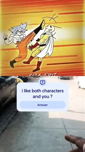 Saitama vs Goku fight #shorts #goku #shortsfeed #saitama #anime #viral #trendig #dragonball #foryou