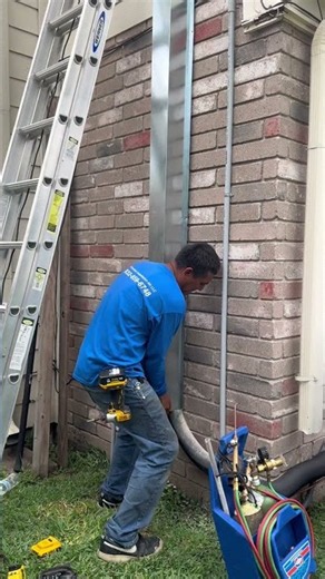 Line set install