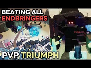 Beating all ENDBRINGERS in Tower Battles (with stunner) | ROBLOX