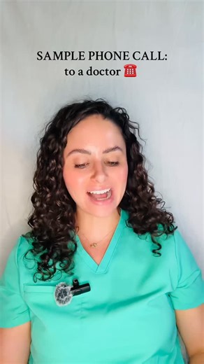 Ashley Adkins, MSN, RN, CCRN | Calling providers can be very intimidating when you are a brand new nurse. Here is an example phone call to a provider as well as a few... | Instagram