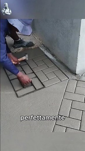 Un cortile bellissimo a basso costo: Il trucco del finto pavimento ✨ |Lo Sapevi Che?