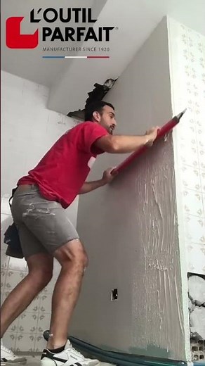 🔥 How to PLASTER Walls, the EASY way, With a SPATULA and ROLLER 🤜🏻 L’outil Parfait