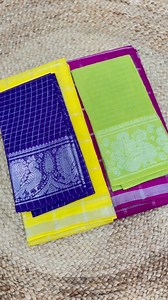 New arrival sungadi checks pattern @sri_vastra_sarees To book whatsapp 6383525153 | Sri Vastra Sarees