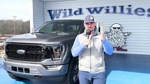 DAYTONA BEACH 2023 Ford F-150 Platinum Carbonized Gray Covert Edition Leveled on 35s Watch till the end to see the great interaction between 11 year old Will and Mr. Brad Akins! Great Job on this one Will! Congrats to Sherzer & Associates and the Allender Family. Brant, Chad, Austin and Jesse Hooked it up! | Real Deal Neal at Wild Willies & Akins Ford