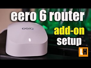 Amazon eero 6 mesh WiFi router Add ON