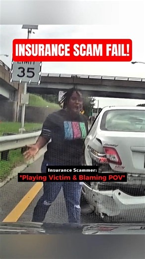 Insurance Scam Backfires On Reckless Sedan Driver!
