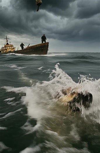 Die Piraten sahen aus der Ferne etwas Merkwürdiges im Wasser. Als sie näher kamen, entdeckten sie eine Realität, die alle auf der Stelle erstarren ließ. Der Kapitän der Piraten stand auf der Brücke und spürte den kalten Meereswind. Die Wellen schlugen gegen das Schiff, und die Crew erfüllte wie gewohnt ihre Aufgaben. Der Kapitän bemerkte als erster eine dunkle Gestalt zwischen den Wellen. Es war weder ein Baumstamm noch Müll — etwas Lebendiges kämpfte gegen das Chaos des Wassers. Die Herzen der 