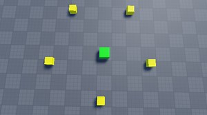 Positioning parts like a star around the player?