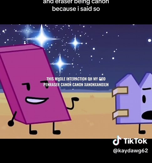 Cute BFDI Eraser and Pen Canon Compilation