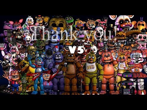 All FNAF Characters Sing The FNAF Song V5