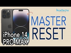 iPhone 14 Pro Max - How to do a Master Reset | Howtechs #iphone14promax #masterreset