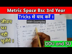 Metric Space | Metric Space - Definition, Concept & Examples | Studytechz | #Bsc #csir_net #maths